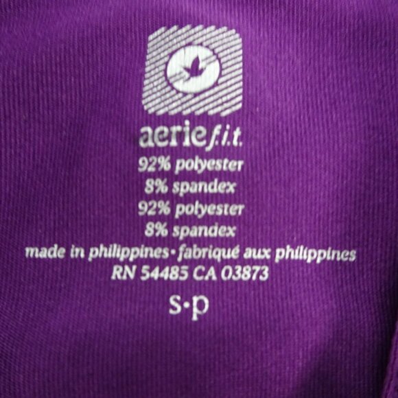 Aerie Fit Purple Exercise Hoodie Size SP - Picture 3 of 6